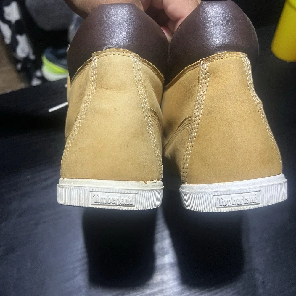 Timberland 2.0 6 Inch Nubuck Leather‎ Lace Up Juniors Boots Tan Size 7